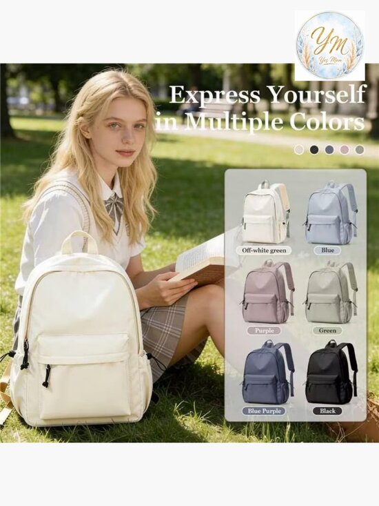 Large Travel Backpack Laptop Daypack Waterproof Bookbag